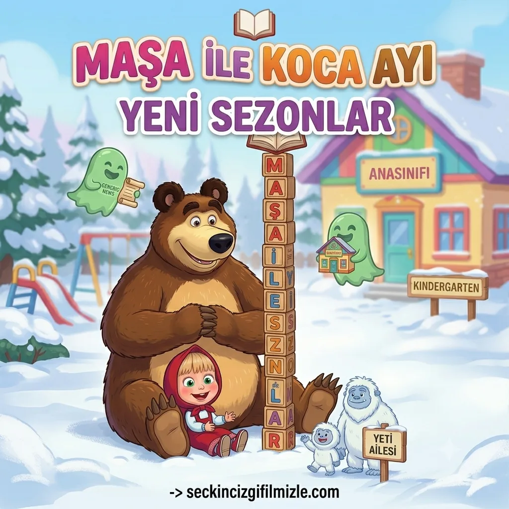 Maşa ile Koca Ayı 8 ve 9. Yeni Sezonları ile Netflix'de AnaSınıfına başlıyor!